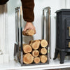 59cm Tall Fireside Tools Set With Logs Scale Shot