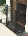 Three Fold Black Fire Guard In Situ 