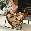 Leather Log Cradle For Firewood