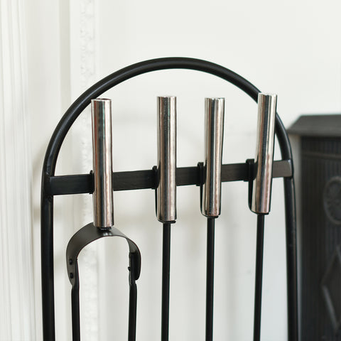    Close Up Of Chrome Handles