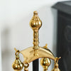    Close Up Of Elegant Brass Finial