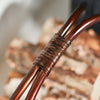    Close Up Of Handle On Copper Frame