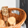 Close Up Of Logs In Basket