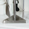 Close Up Of Stainless Steel Triangular Base