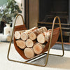 Brown Leather Log Store 