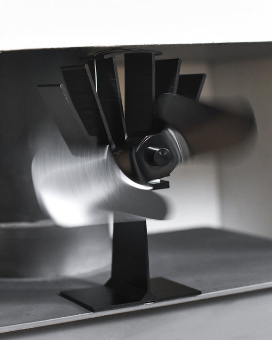 Two Blade Heat Powered Stove Fan