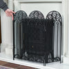 Decorative Black Fire Guard Scale Shot 