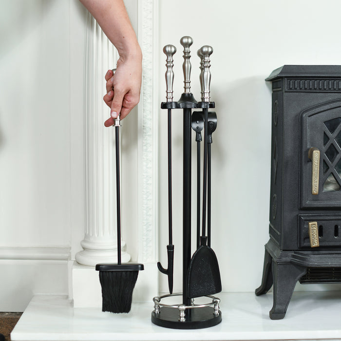 Fireside Brush In Situ With Stove