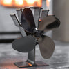 Black Four Stove Fan 