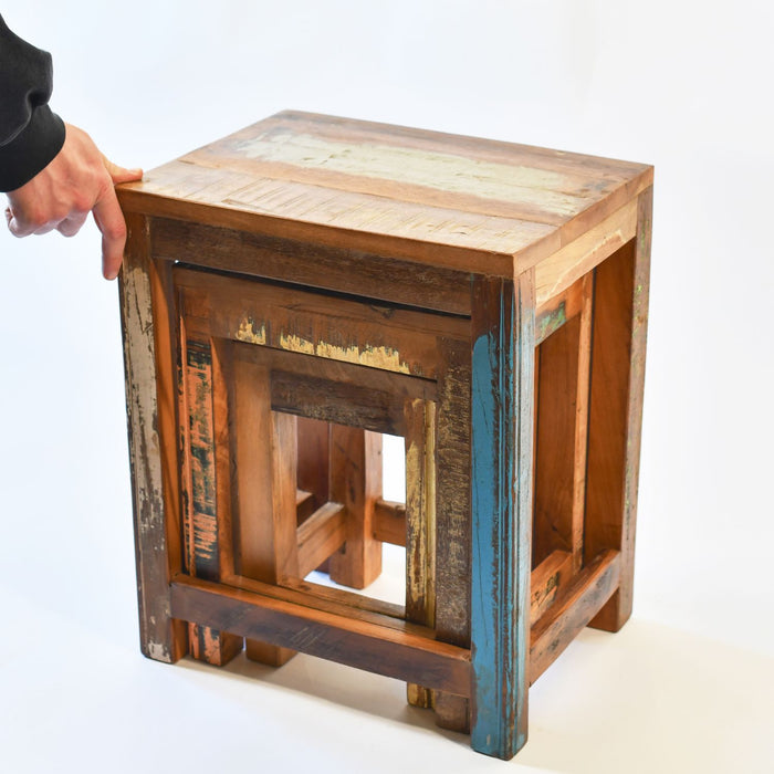 Wooden Nesting Tables 