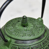 Lid on Cast Iron Teapot 