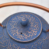 Lid on Iron Teapot 