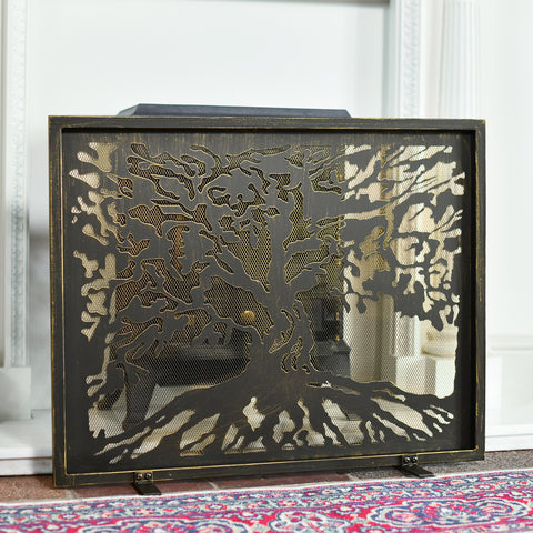    Oak Tree Fire Screen In Situ