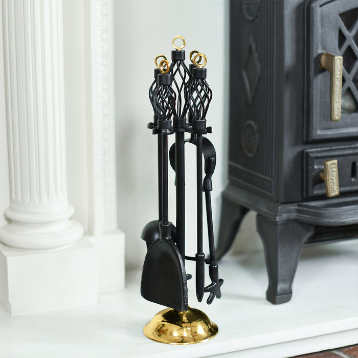  Ornate Twist Handles Set In Situ 