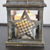 Rustic Star Lantern Candle Holder