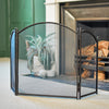 Rustic Three Fold Fire Guard 