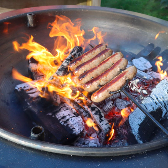 Steel BBQ Toasting Fork