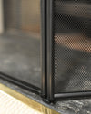 Close Up of Steel Mesh on Fire Guard 