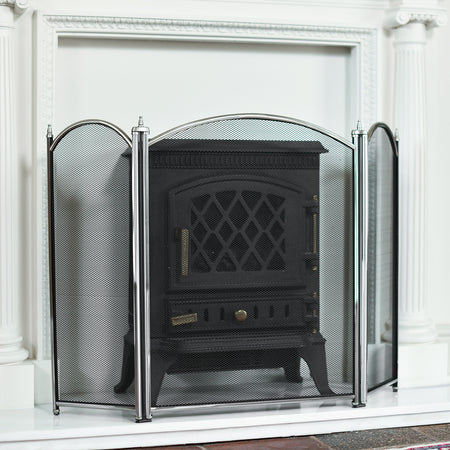 Three Panel Fire Guard In Situ 