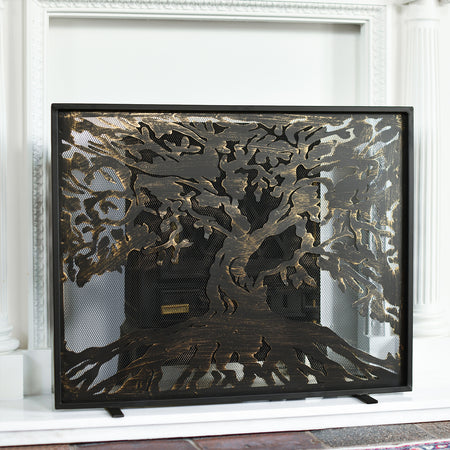 Tree of Life Design Fire Guard