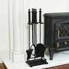 Victorian Style Fireside Tools Set In Situ