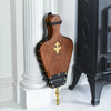 Wooden Fireside Bellows With Fleur de Lys Design